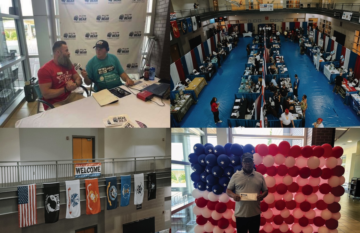 collage of pictures from the 2025 Veterans' Expo
