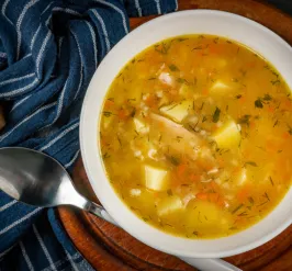 a picture of warm soup 