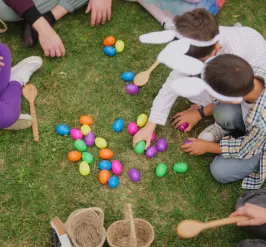 kids egg hunt