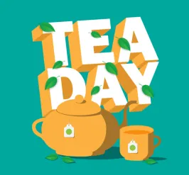 international tea day graphic