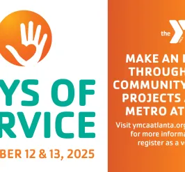 YMCA of Metro Atlanta Days of Service - September 12 - 13, 2025