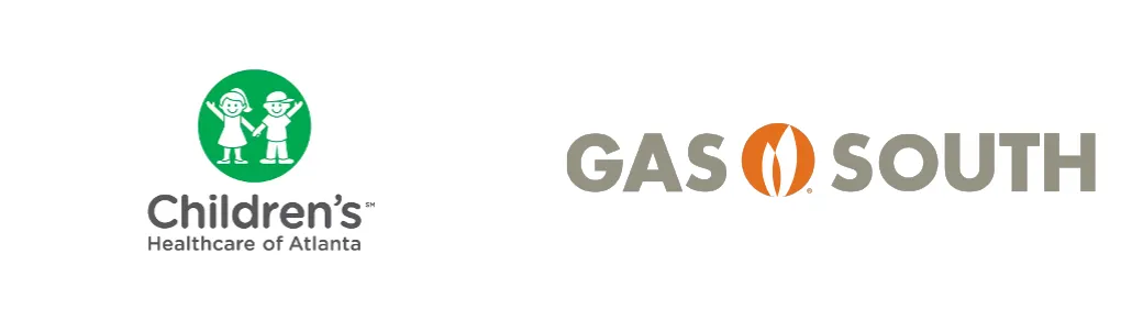 Children's Healthcare of Atlanta and Gas South logo