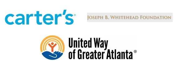 Carter's, Joseph B. Whitehead Foundation and United Way of Greater Atlanta logo