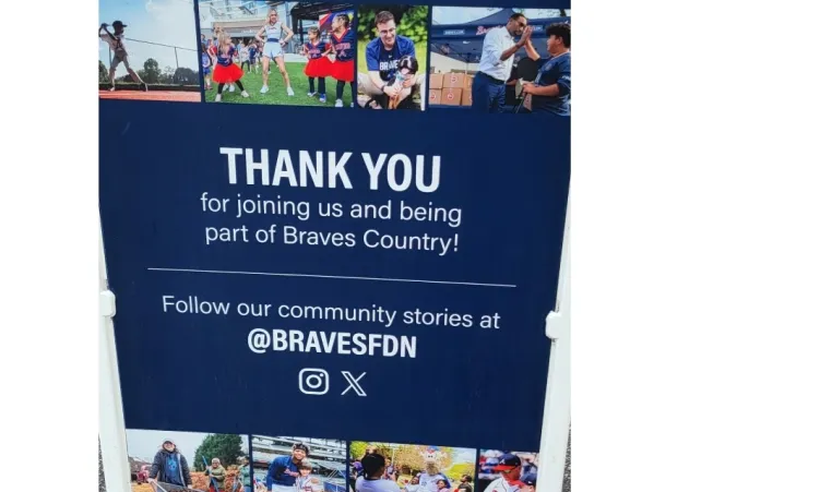 Braves Foundation Food Distribution 