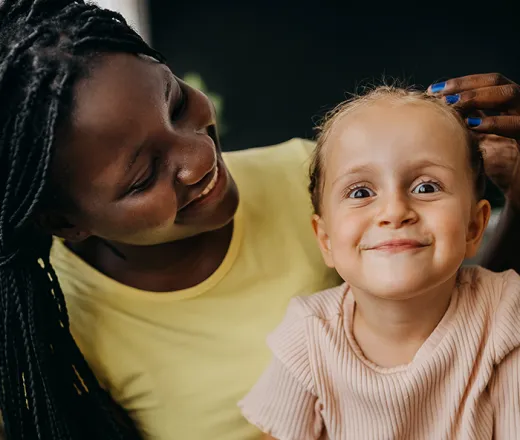 Fosster mother and daughter